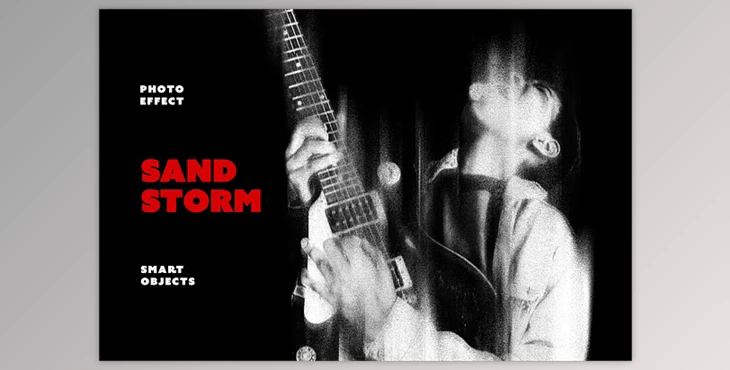 Noise Distortion Photo Effect - 92073179