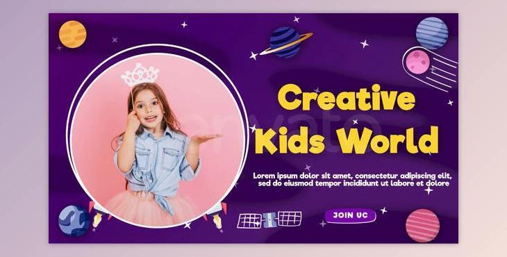 Kids Planet Slideshow 3 (VideoHive 37280645) - AE Project