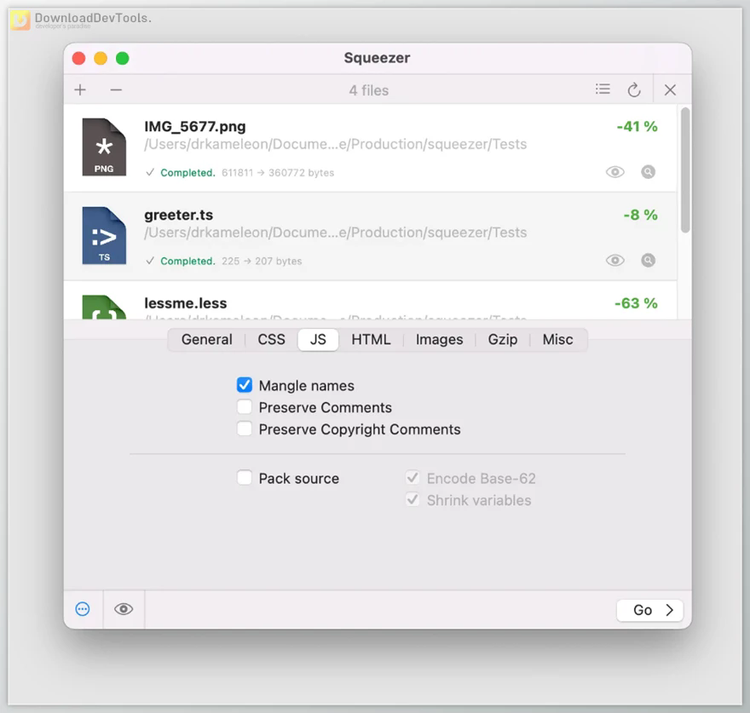 Squeezer v4.5.1 for macOS + CRACK