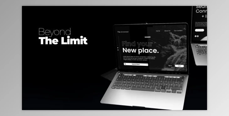 Realistic Laptop Mockup (Videohive 51028464) - AE Project