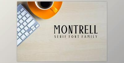 Montrell Serif 5 Font Family Pack 1476055