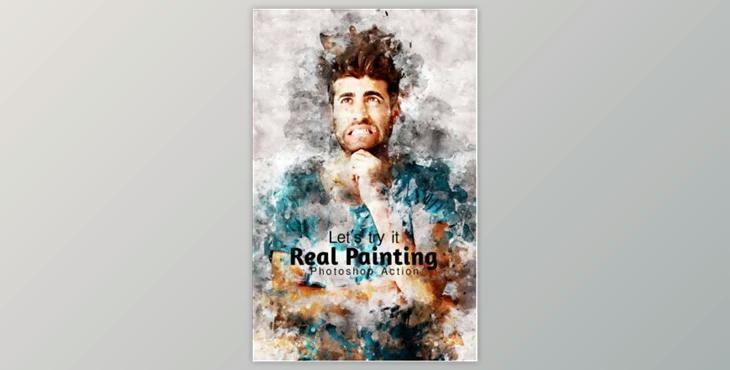 Real Painting Photoshop Action GraphicRiver-28819341