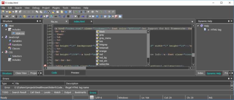 CodeLobster IDE Professional 2.6.0