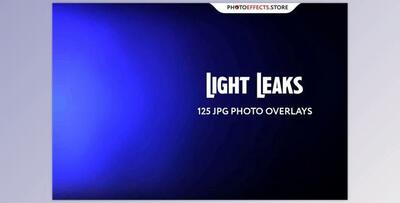 125 Light Leaks Photo Overlays Set
