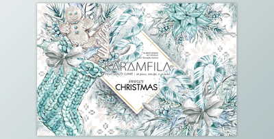 Silver Christmas Clipart By Karamfila
