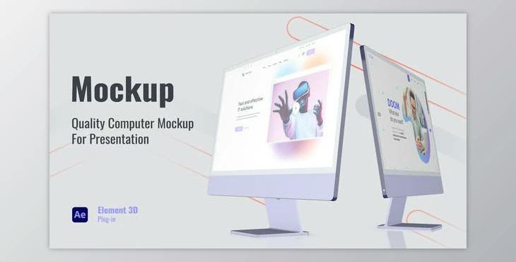 Web Promo Desktop Mockup (Videohive 38264242) - AE Project