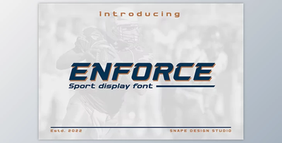 Enforce – Sport Font