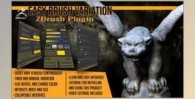 Easy Brush Variation ZBrush Plugin