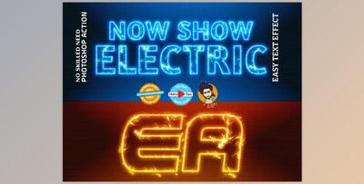 Creativemarket – ELECTRIC Photoshop Action 6425094 (PAT, ATN)