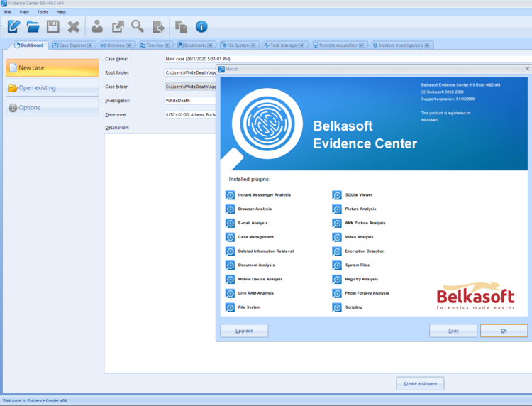 Belkasoft Evidence Center 2020 v9.9800.4928 x64
