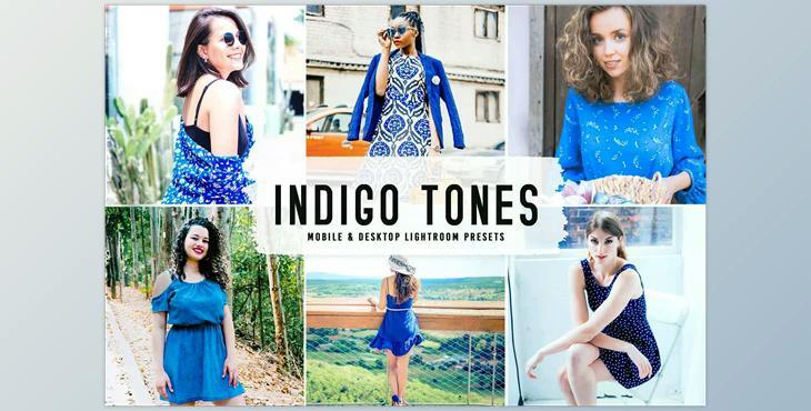 Indigo Tones Pro Lightroom Presets CreativeMarket – 6640961