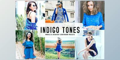 Indigo Tones Pro Lightroom Presets CreativeMarket – 6640961