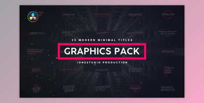 Minimal Titles for Davinci Resolve (Videohive 39433877)