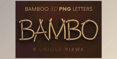 Bamboo – 3D Lettering