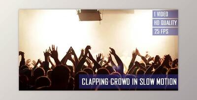 Clapping Concert Crowd In Slow Motion (Videohive 6695990)