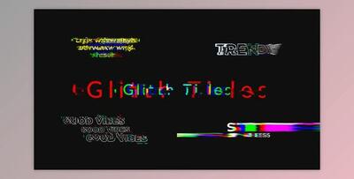 Glitch Titles (Videohive 30952599)