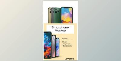 Smartphone Mock-ups PSD in 3 Colors – GraphicRiver 28920718