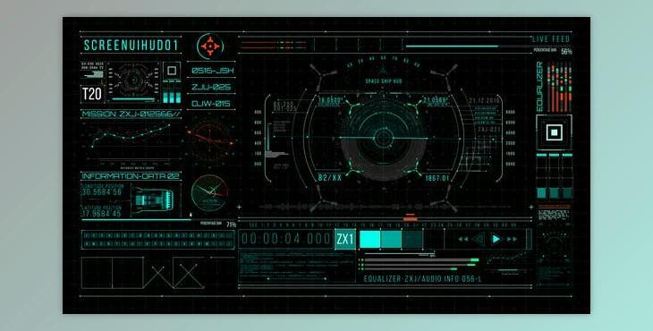 HUD700 Screen UI 1 (Videohive 45453722) - AE Project