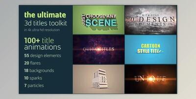 3D Text Animation Pack (Videohive 12617556) - AE Project