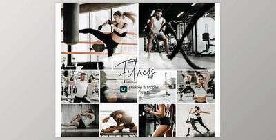 10 Fitness Lightroom Presets By MockTurtleStudio