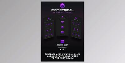 Isometrical – 3D View Generator – Photoshop Plugin GraphicRiver-31406788 (PSD, PNG, JSX)