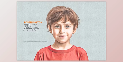 Poster Sketch Photoshop Action - 279211910