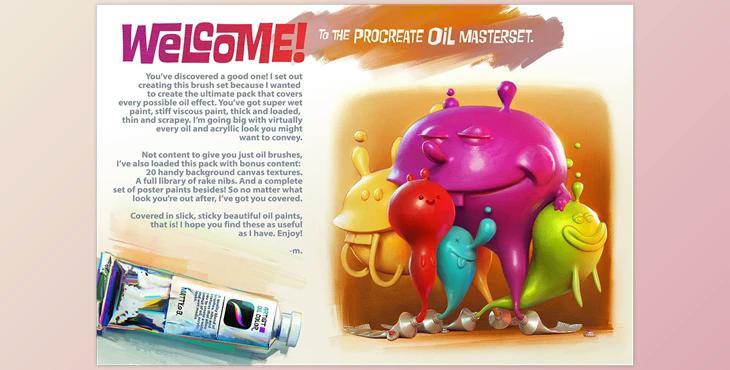 OIL: Over 300 Brushes for Procreate