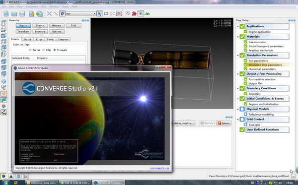 CONVERGE Studio 3.2 + Solvers 3.2.3 x64/ 2.4.21 Linux