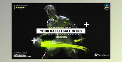 Your Basketball Intro – Basketball Opener DaVinci Resolve Template (Videohive 35554020)