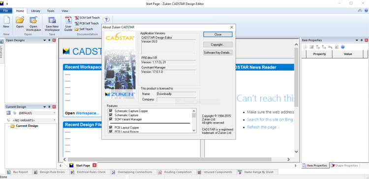 Zuken Cadstar 16.0 x86/x64