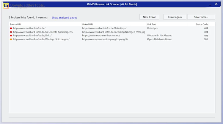 JMMGC Broken Link Scanner v1.50 + Keygen