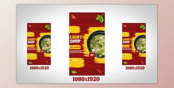 Restauraunt Menu Instagram Stories 1080×1920 (Videohive 39577172) - AE Project