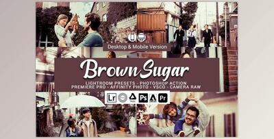 Brown Sugar Lightroom Presets CreativeMarket-5156483 (XMP, Lrtemplate, DNG, PS)