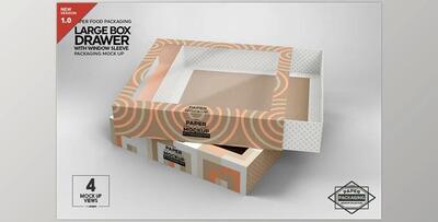 Large Box DrawerWindow Sleeve Mockup CreativeMarket-5358012