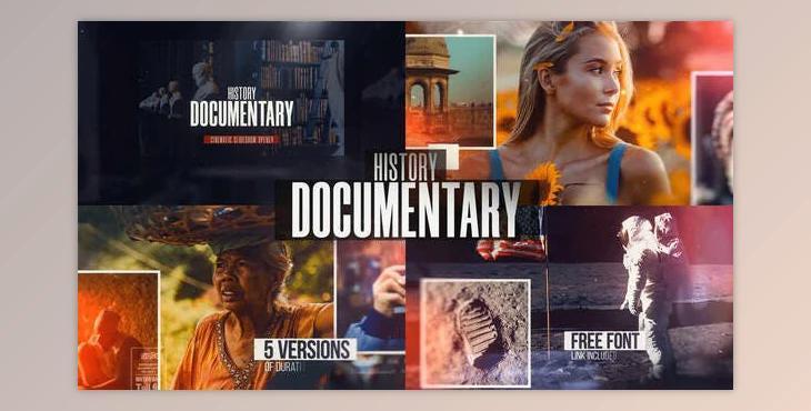 History Documentary Slideshow (Videohive 32333859) - AE Project