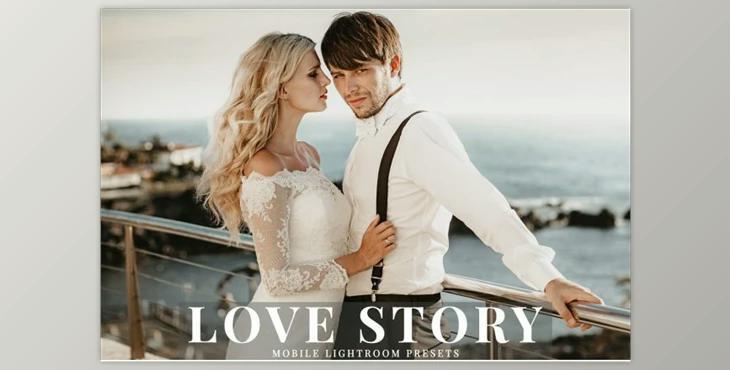 Love Story Mobile Lightroom Presets - CreativeMarket 3356388