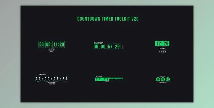 Countdown Timer Toolkit V20 (Videohive 44669595) - AE Project