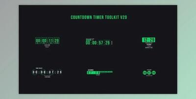 Countdown Timer Toolkit V20 (Videohive 44669595) - AE Project