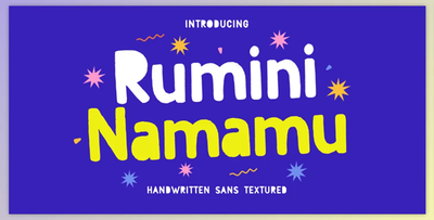 Rumini Namamu Font