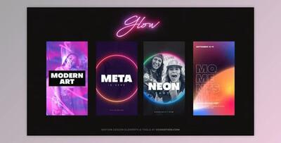 Stories – Glow (Videohive 36941903) - AE Project
