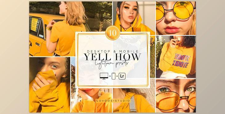 YELL HOW – Lightroom Presets CreativeMarket-5945896 (XMP, DNG, LRTEMPLATE)
