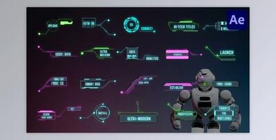 Hi-Tech HUD Titles for After Effects (Videohive 51965889) - AE Project