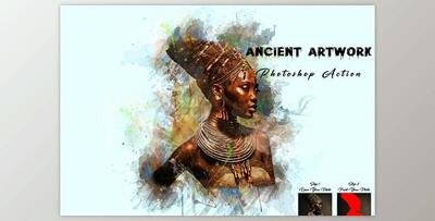 Ancient Artwork Photoshop Action