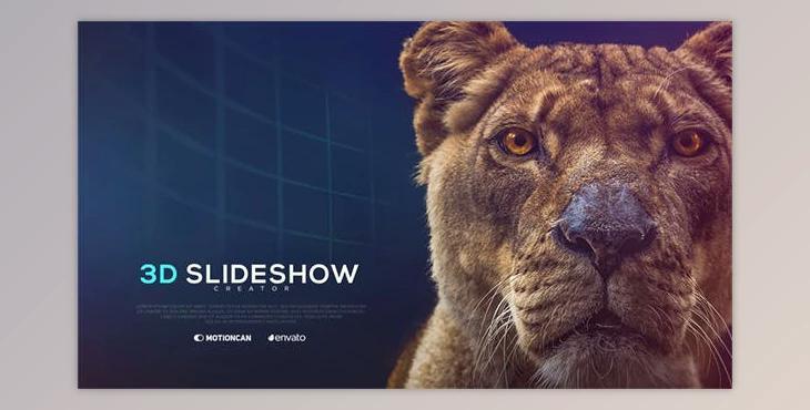3D Slideshow Creator (Videohive 17953592) - AE Project
