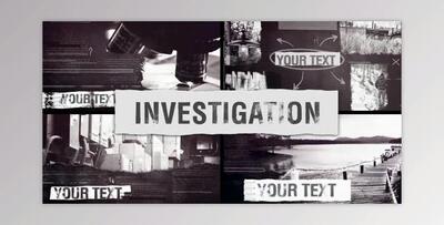 Investigation Documentary Project (Videohive 19857847) - AE Project