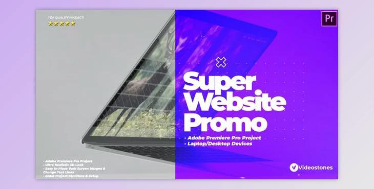 Super Website Promo - Web Showcase Video Premiere Pro (Videohive 34396861)