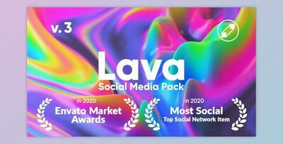 Videohive Lava Social Media Pack 24118486 V3.1