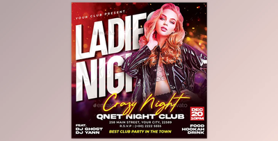 Night Party Flyer GraphicRiver - 35116393