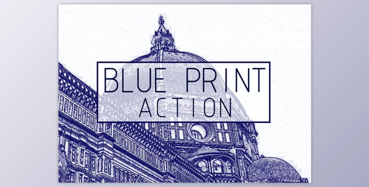 Architectural Sketch Photoshop Action 20448760 (PAT, ATN)