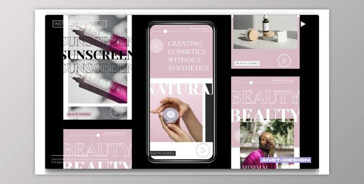 Simple Beauty Shop Stories Instagram (Videohive 47411387) - AE Project